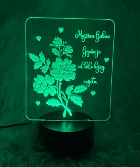 ambijentalna lampa, poklon za majčin dan, unikatan poklon, personalizirani poklon smartsuveniri