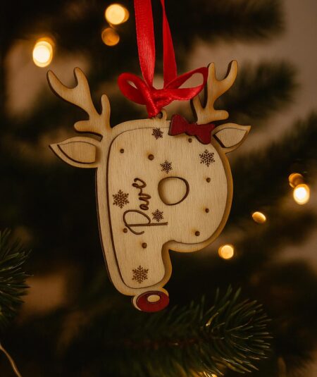 Ukras za jelku Reindeer Slovo