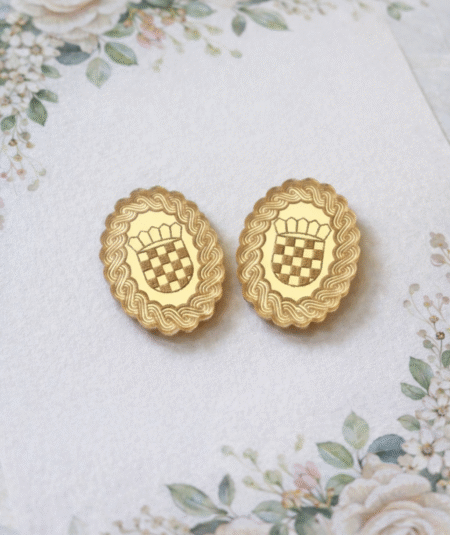 Hrvatski grb u pleteru za revere